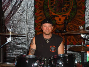 randy chillin' behind the kit...